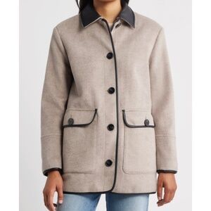 NWT Bernardo Button Front Coat